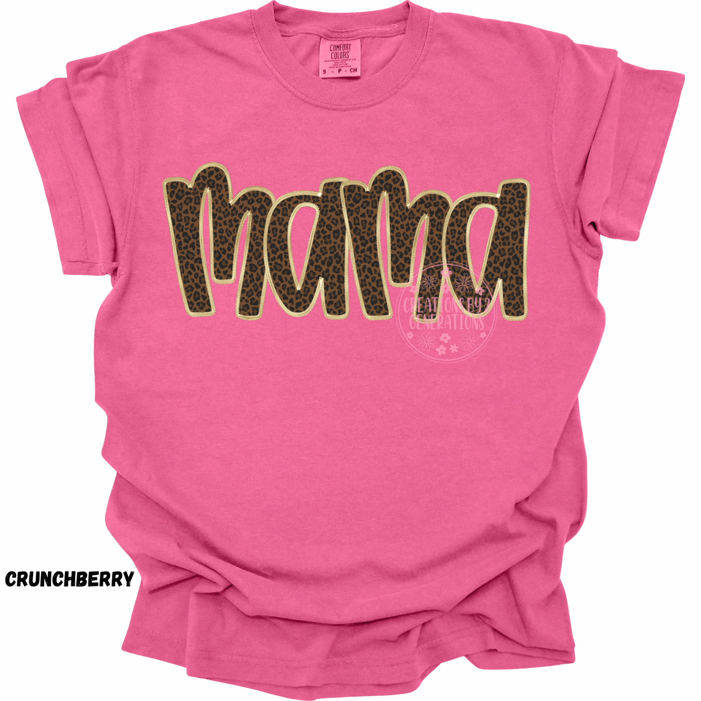 MAMA LEOPARD WITH GOLD STITCH PREORDER