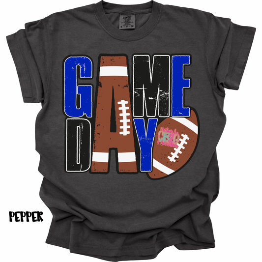 GAME DAY FOOTBALL BLUE/BLACK/WHITE PREORDER