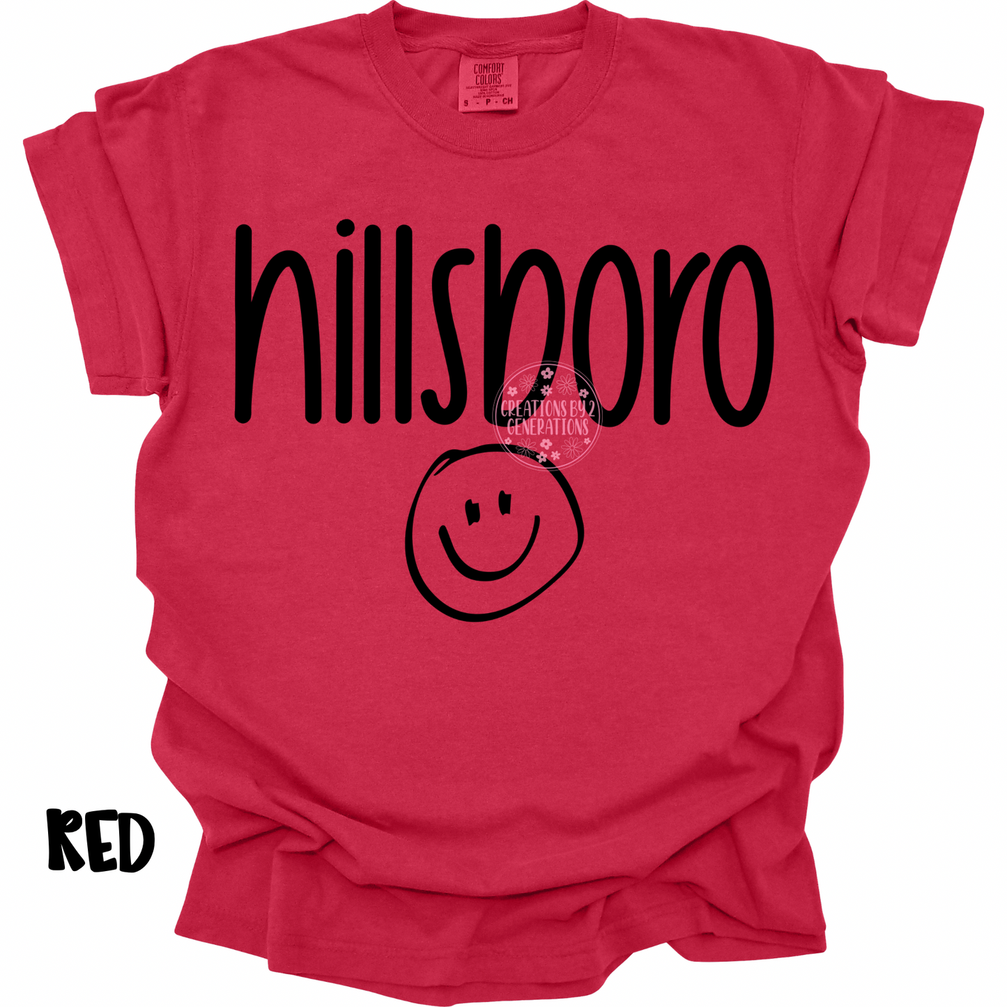 HILLSBORO WITH SMILEY FACE BLACK PREORDER