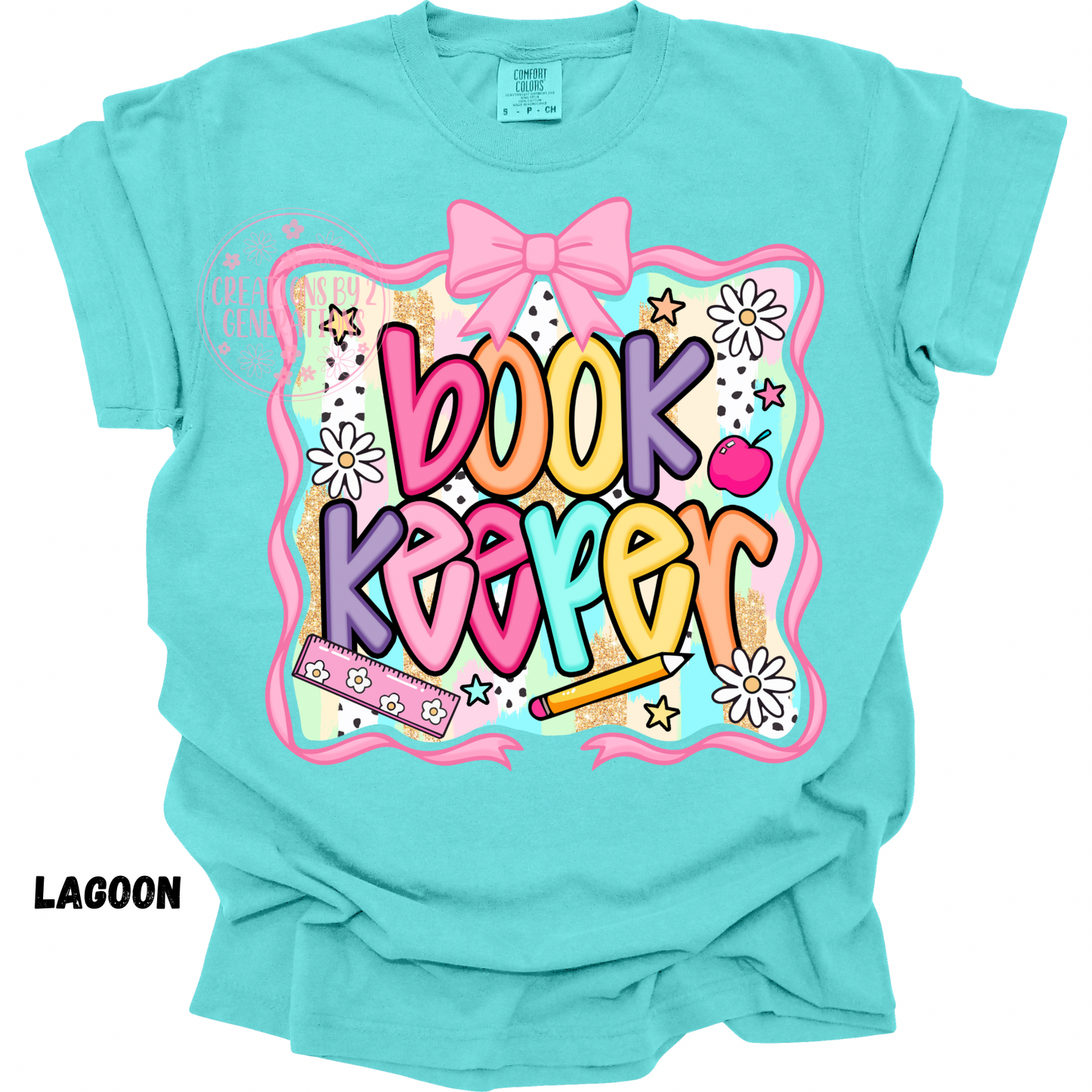 BOOK KEEPER WITH BOW AROUND IT PREORDER