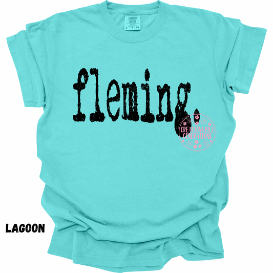 FLEMING BLACK TYPOGRAPHY