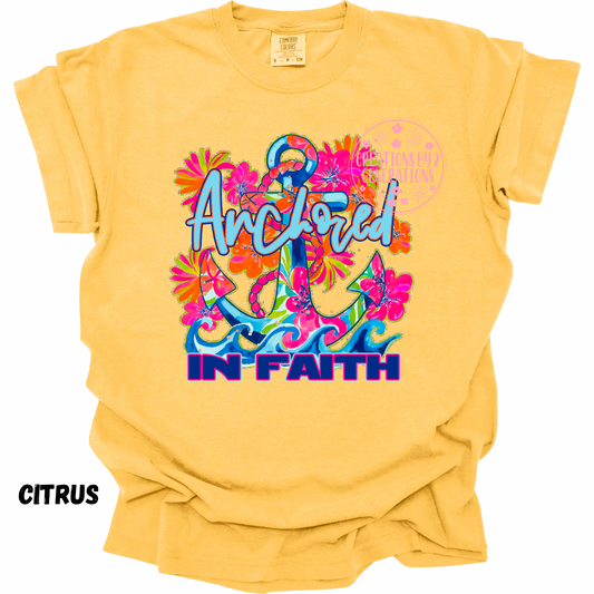 ANCHORED IN FAITH PRINT