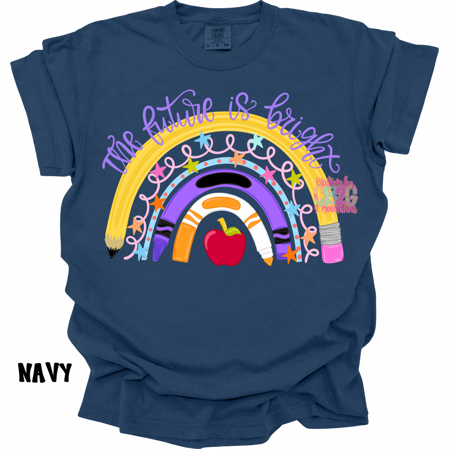 THE FUTURE IS BRIGHT SCHOOL RAINBOW PREORDER