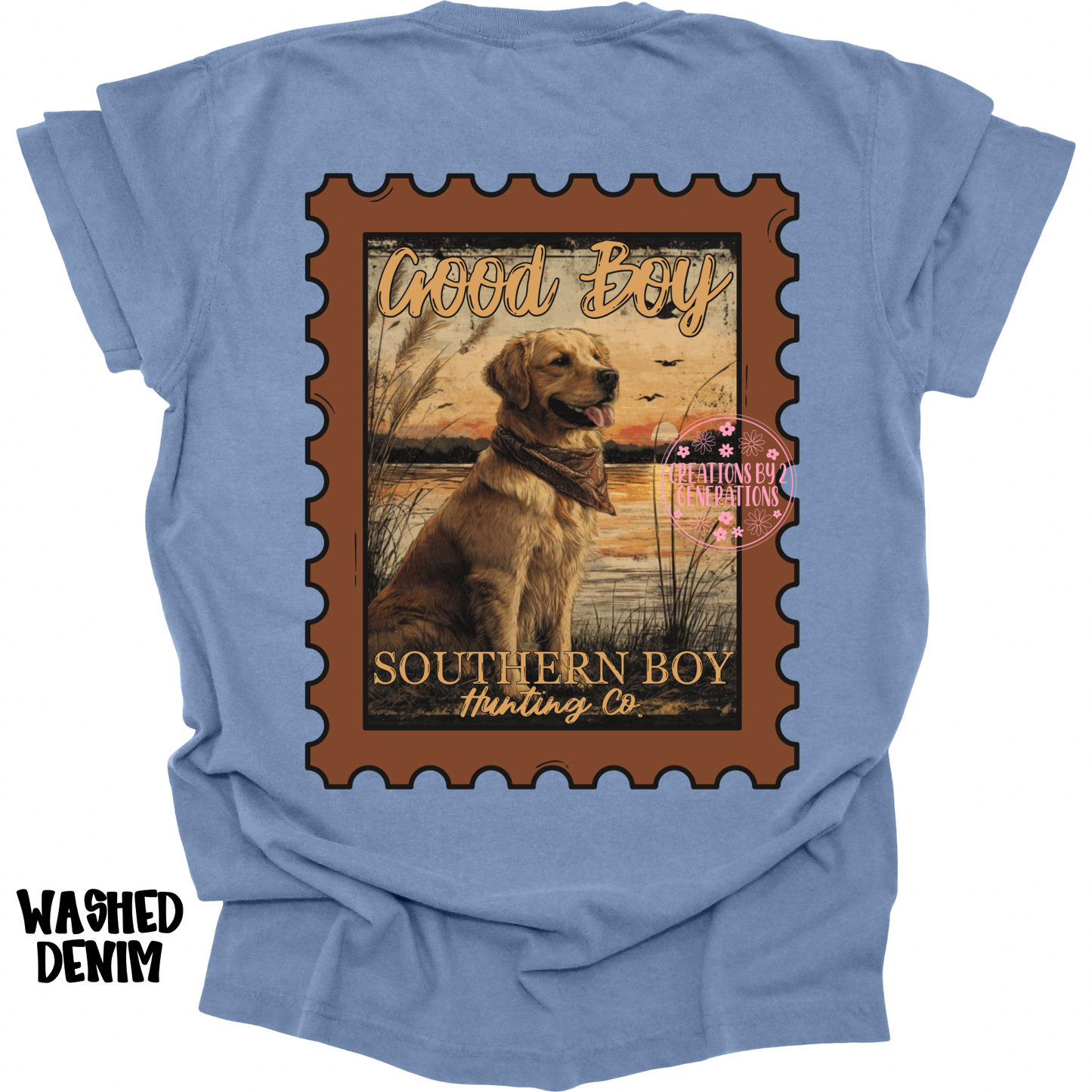 SOUTHERN BOY HUNTING CO GOOD BOY DOG 4 WITH FRONT POCKET DESIGN PREORDER (YOUTH)