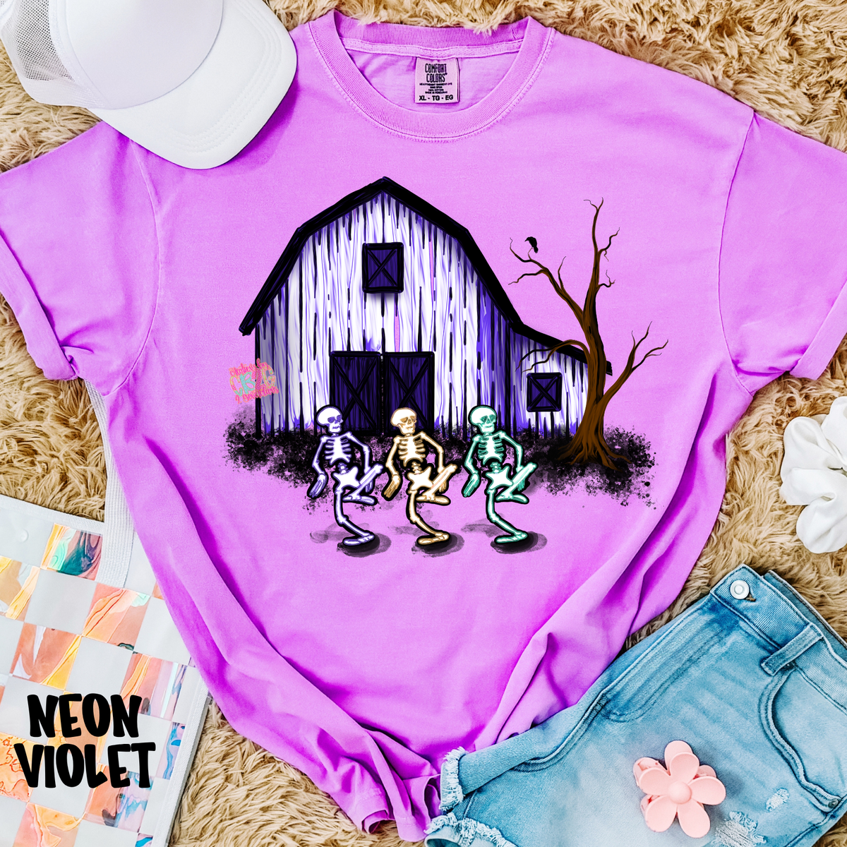 NEON BARN & DANCING SKELETONS AJ PREORDER