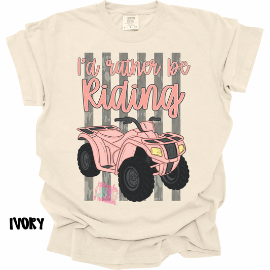 I’D RATHER BE RIDING PREORDER