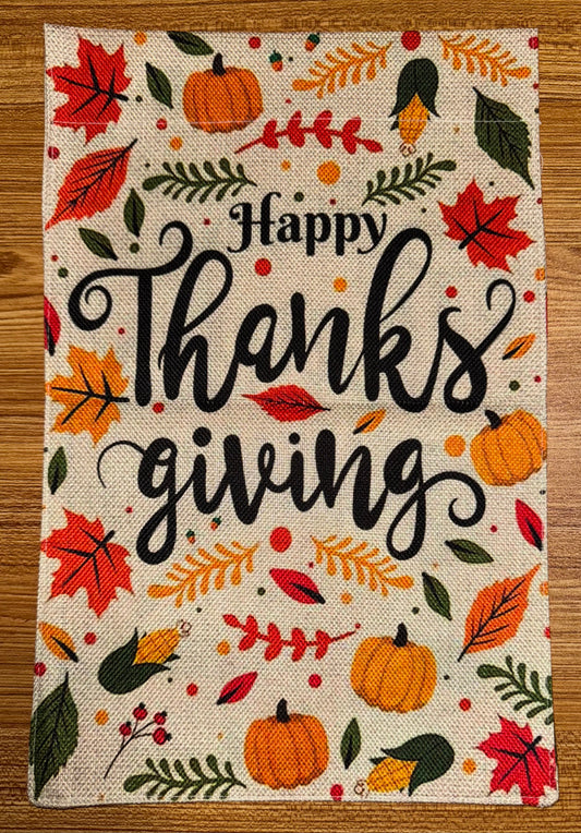 HAPPY THANKSGIVING FLAG