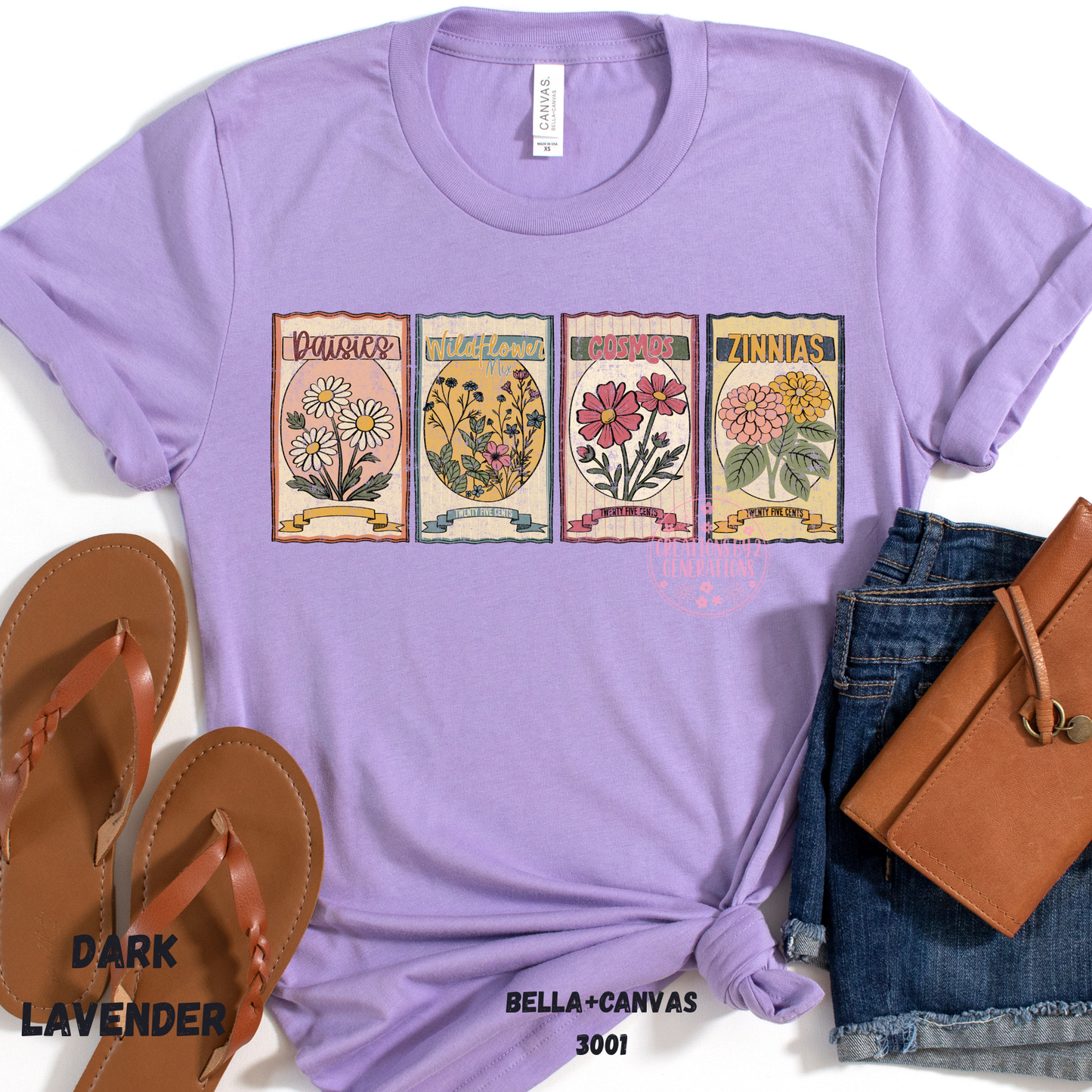 FLOWER SEEDS BELLA + CANVAS SS PREORDER