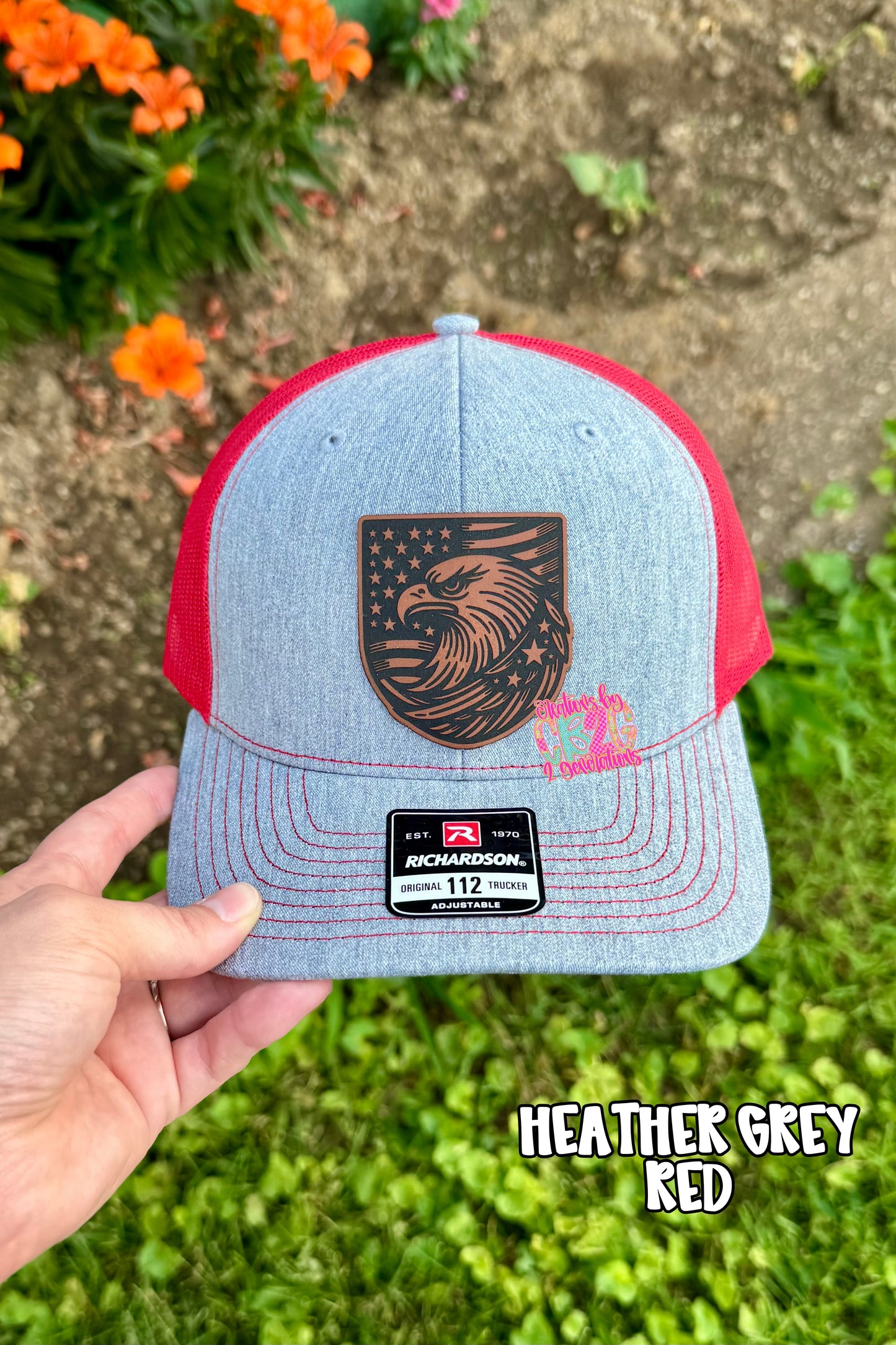 EAGLE WITH FLAG HAT