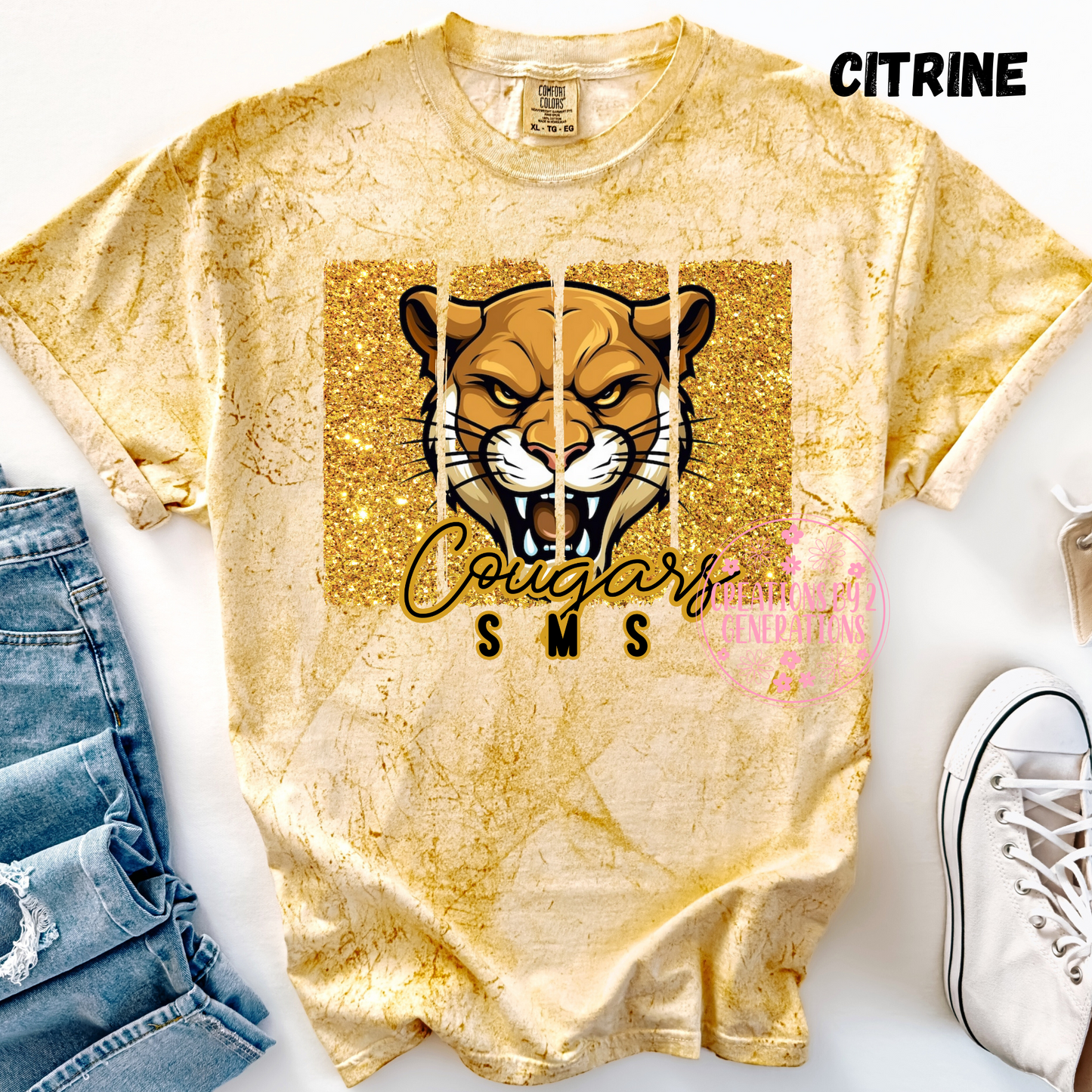 SMS COUGARS FAUX GLITTER PREORDER
