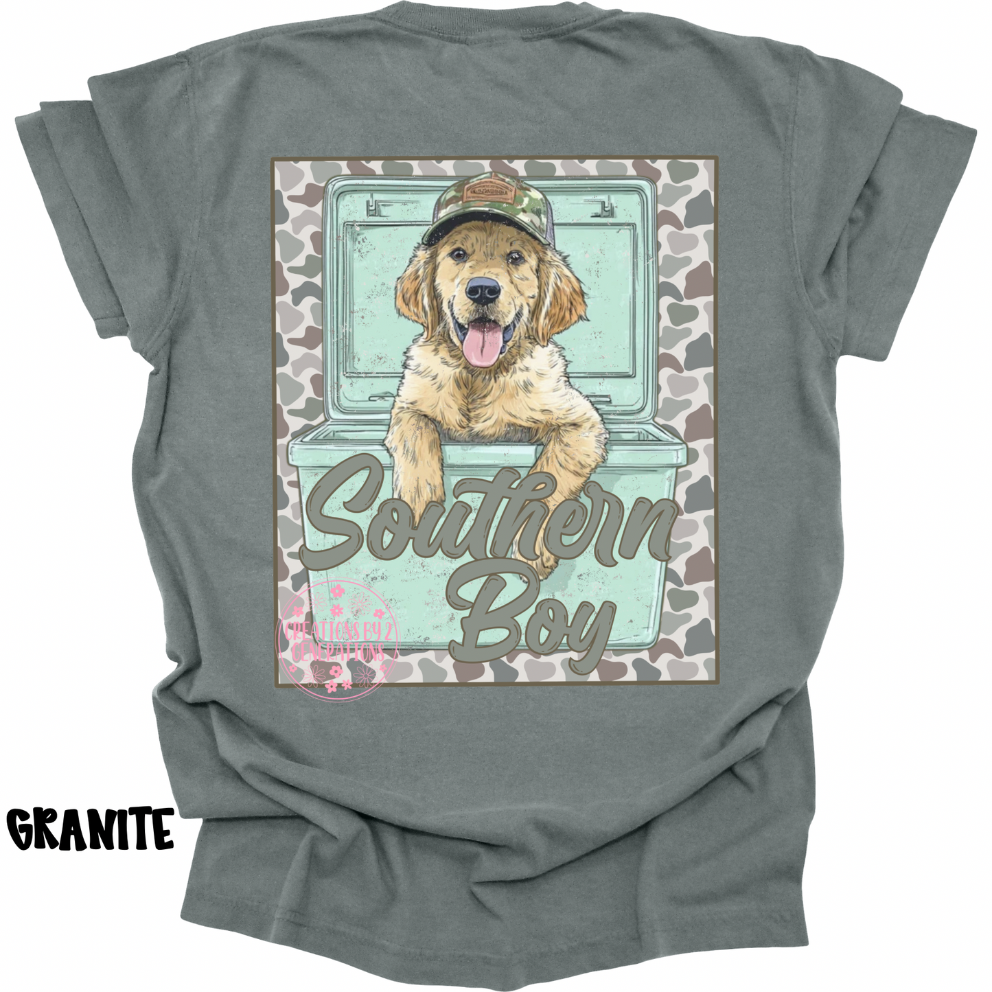 SOUTHERN BOY DOG IN COOLER WITH FRONT POCKET DESIGN PREORDER (YOUTH)