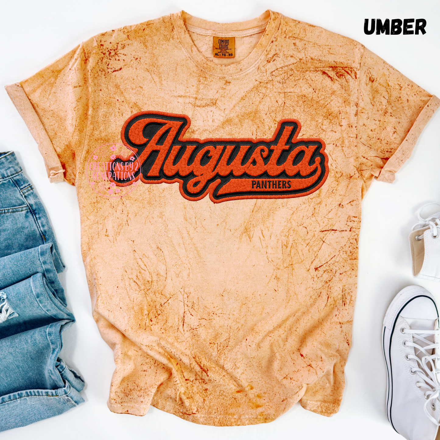 AUGUSTA FAUX EMBROIDERY