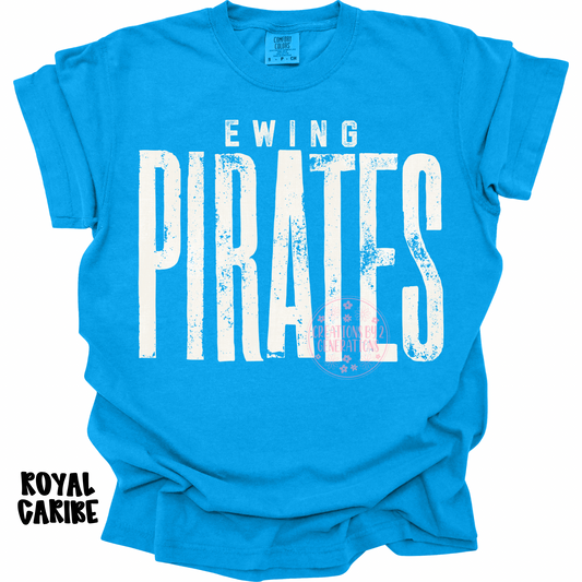 DISTRESSED EWING PIRATES OFF WHITE PREORDER (YOUTH)