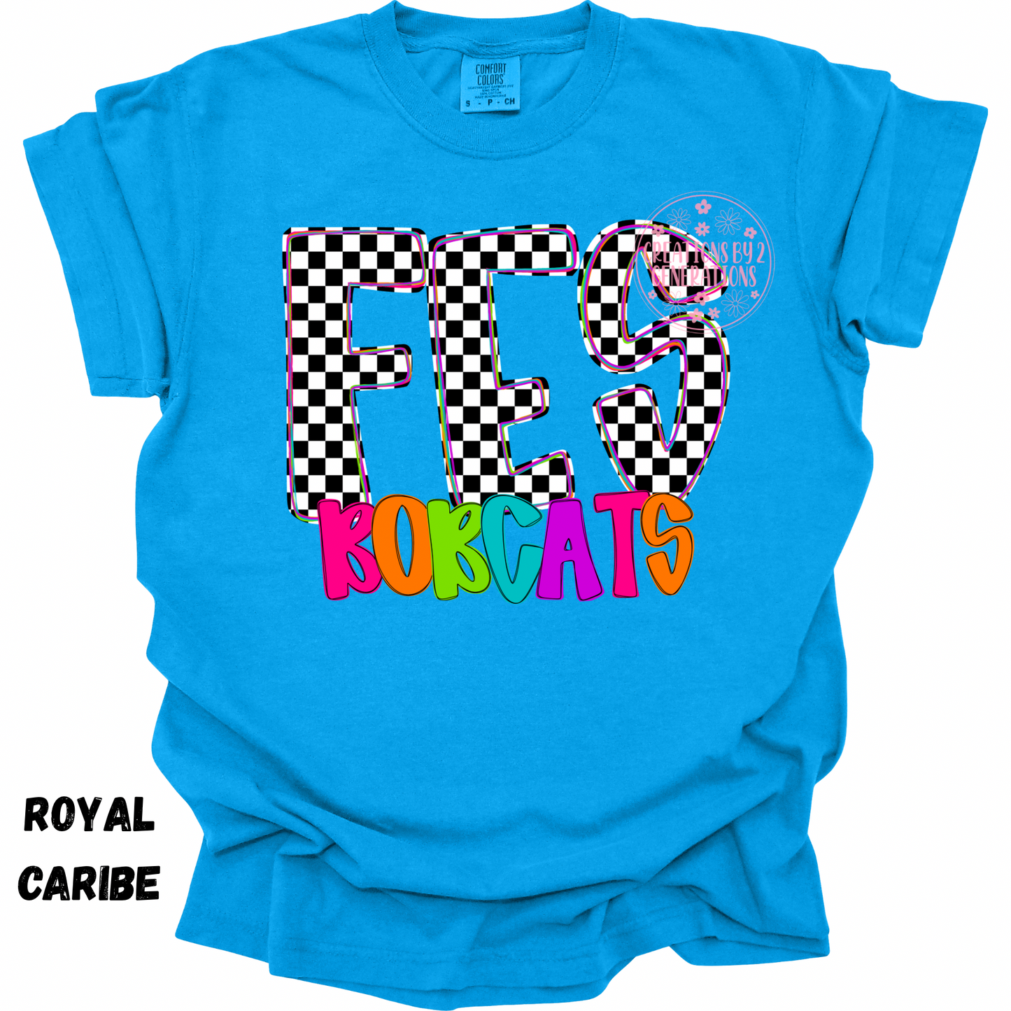 FES BOBCATS NEON PRINT