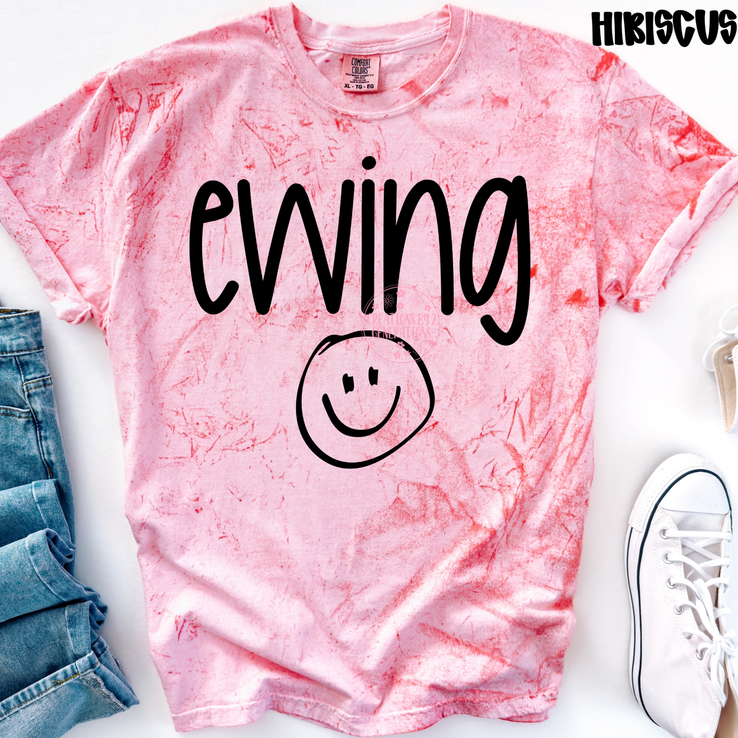 EWING WITH SMILEY FACE BLACK PREORDER