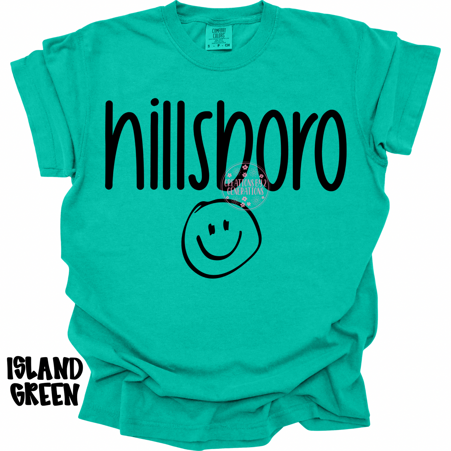 HILLSBORO WITH SMILEY FACE BLACK PREORDER