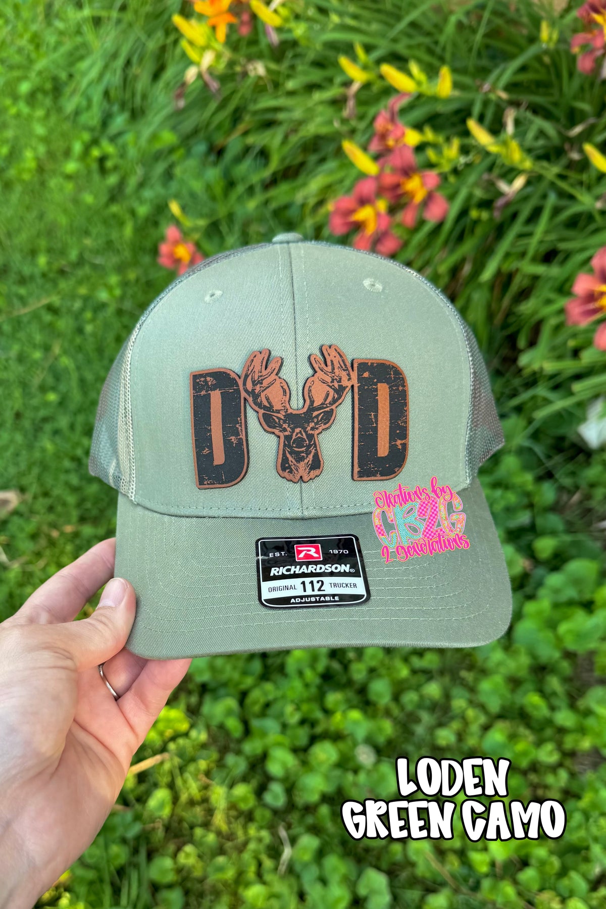 DAD DEER HEAD HAT