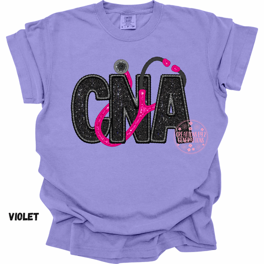 CNA FAUX GLITTER EMBROIDERY PREORDER