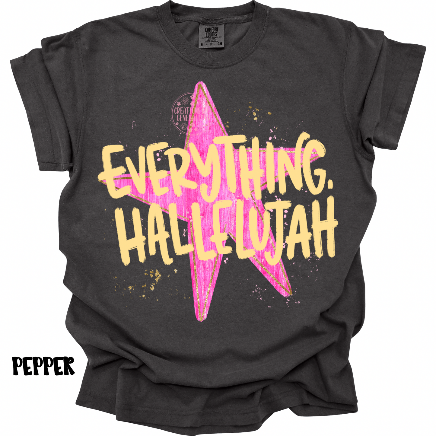 EVERYTHING HALLELUJAH WITH PINK STAR PREORDER