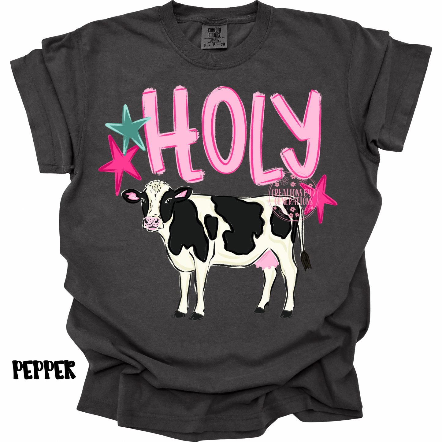 HOLY COW BLACK/WHITE WITH STARS PREORDER