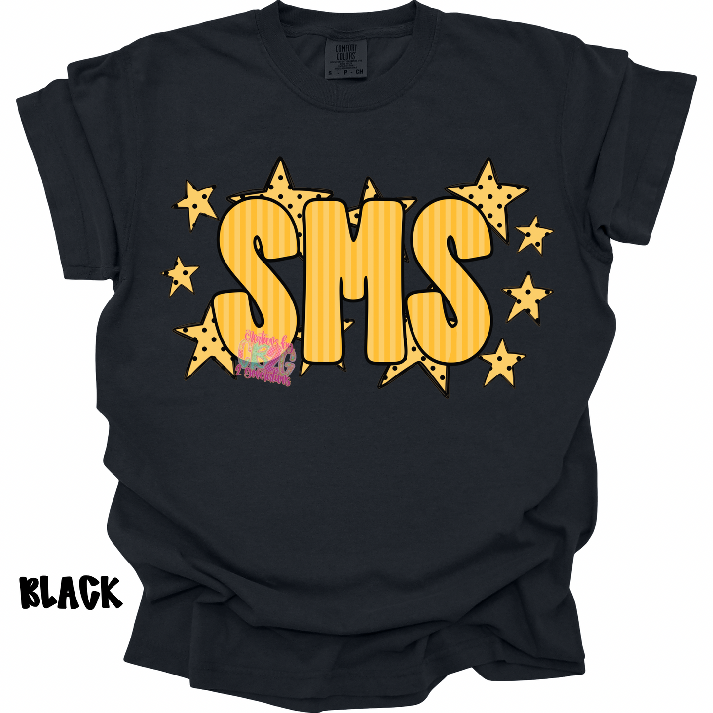 SMS YELLOW STRIPES WITH STARS PREORDER