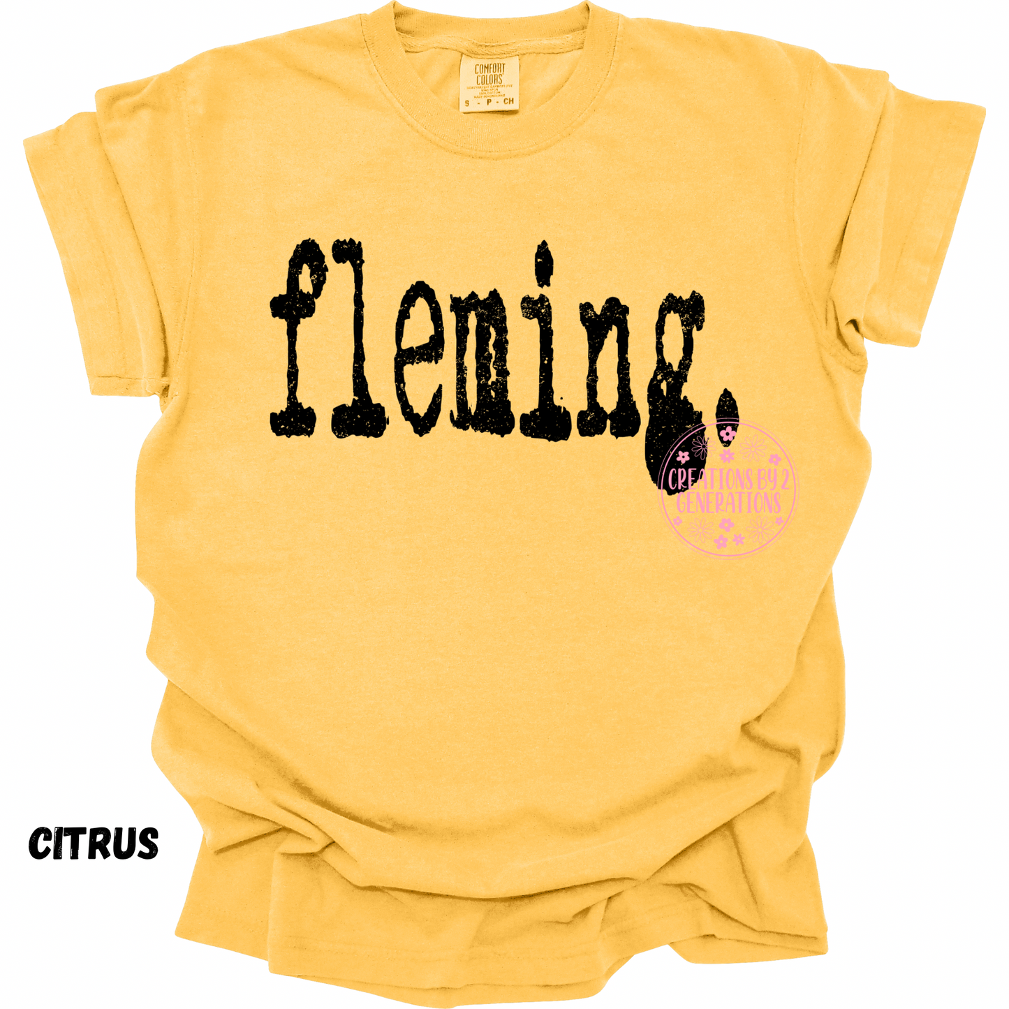 FLEMING BLACK TYPOGRAPHY