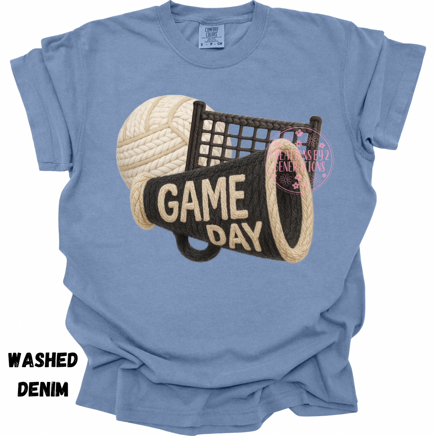 GAME DAY VOLLEYBALL FAUX YARN PREORDER