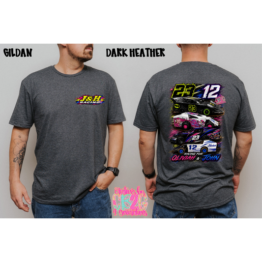 J & H RACING WITH FRONT LEFT CHEST DESIGN PREORDER