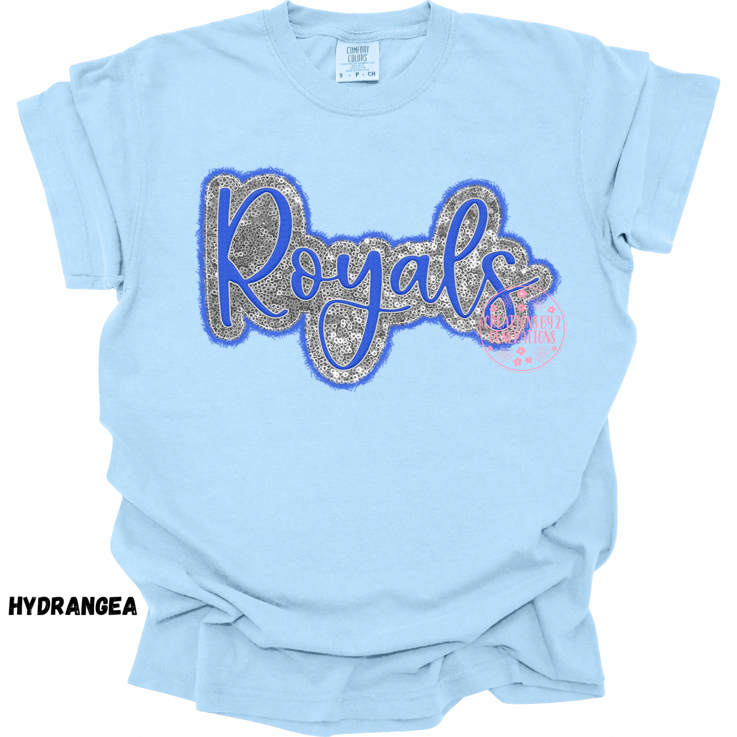 ROYALS CURSIVE FAUX SEQUINS PREORDER