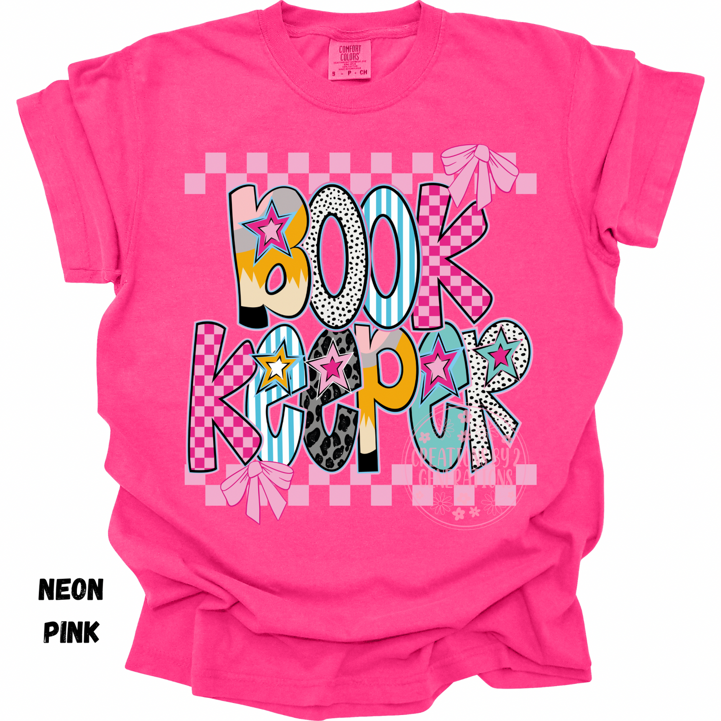 BOOK KEEPER PINK CHECKERED PREORDER