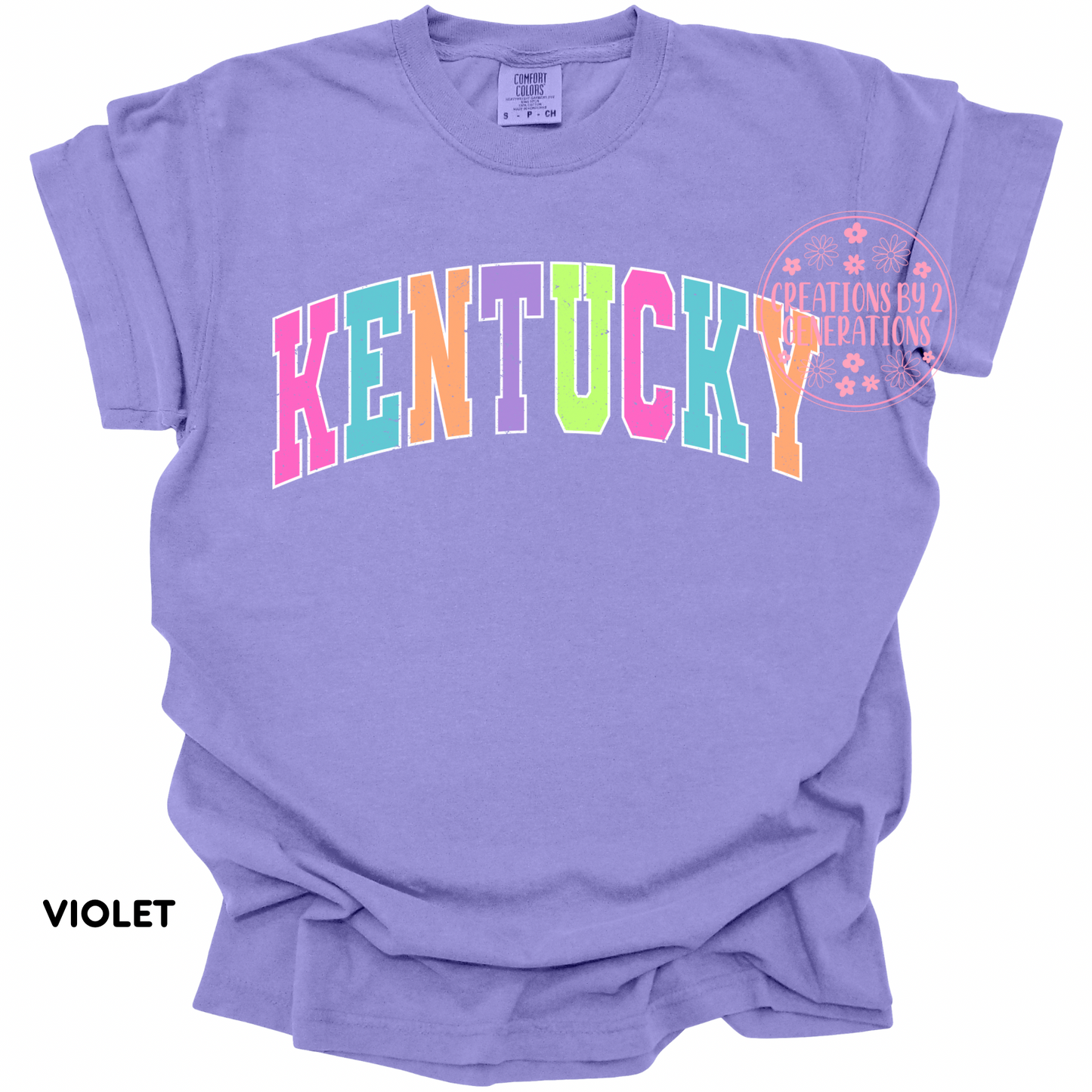 KENTUCKY COLORFUL DISTRESSED