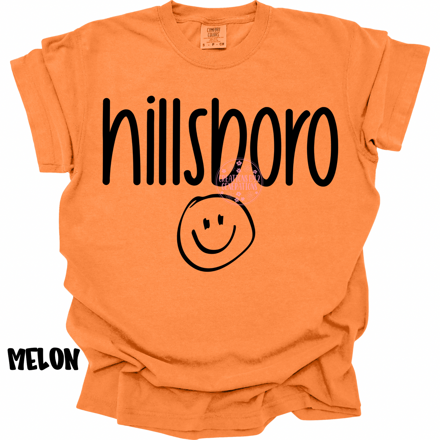HILLSBORO WITH SMILEY FACE BLACK PREORDER