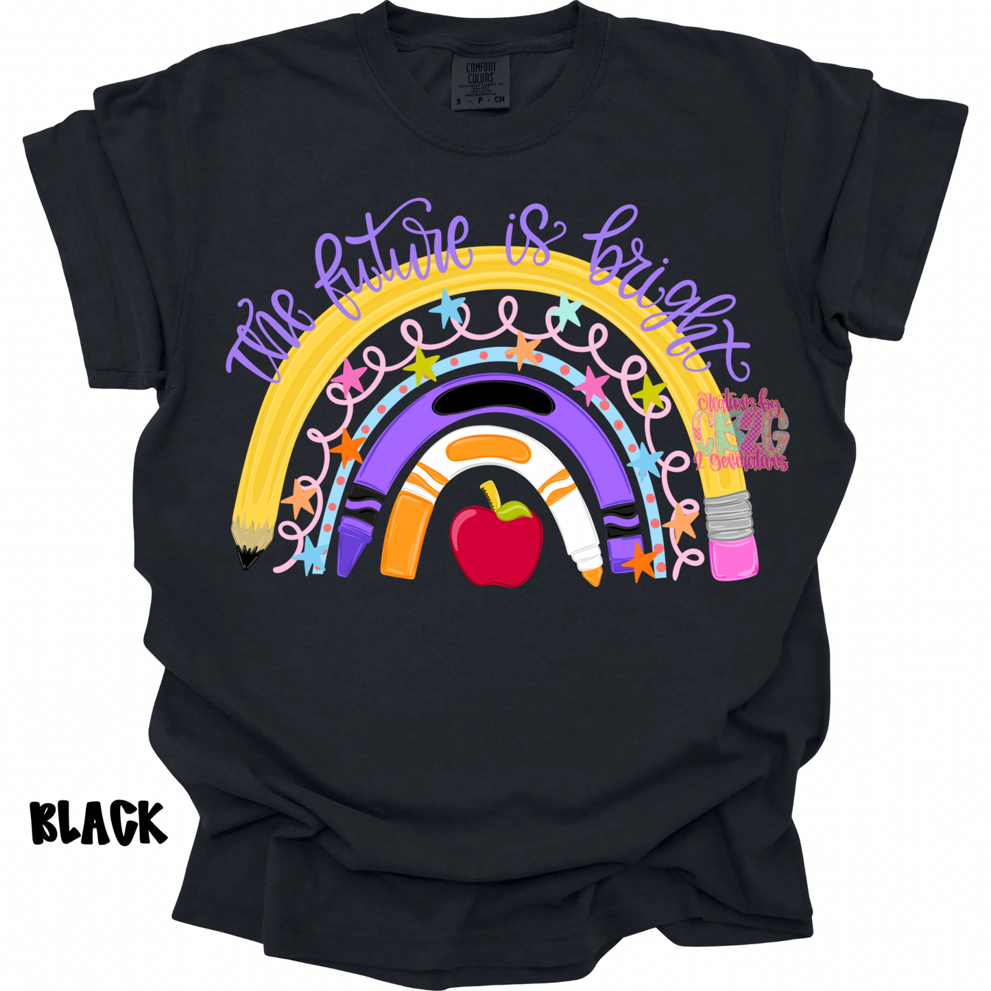 THE FUTURE IS BRIGHT SCHOOL RAINBOW PREORDER