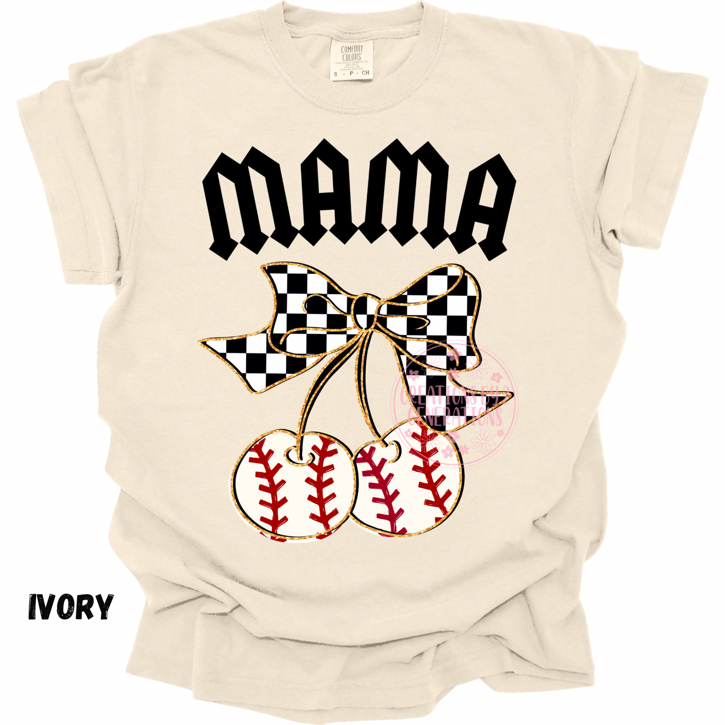 MAMA BASEBALL CHERRIES PREORDER