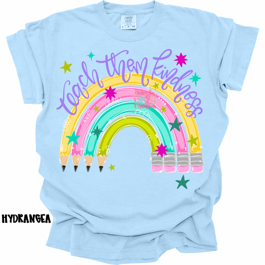 TEACH THEM KINDNESS PENCIL RAINBOW PREORDER