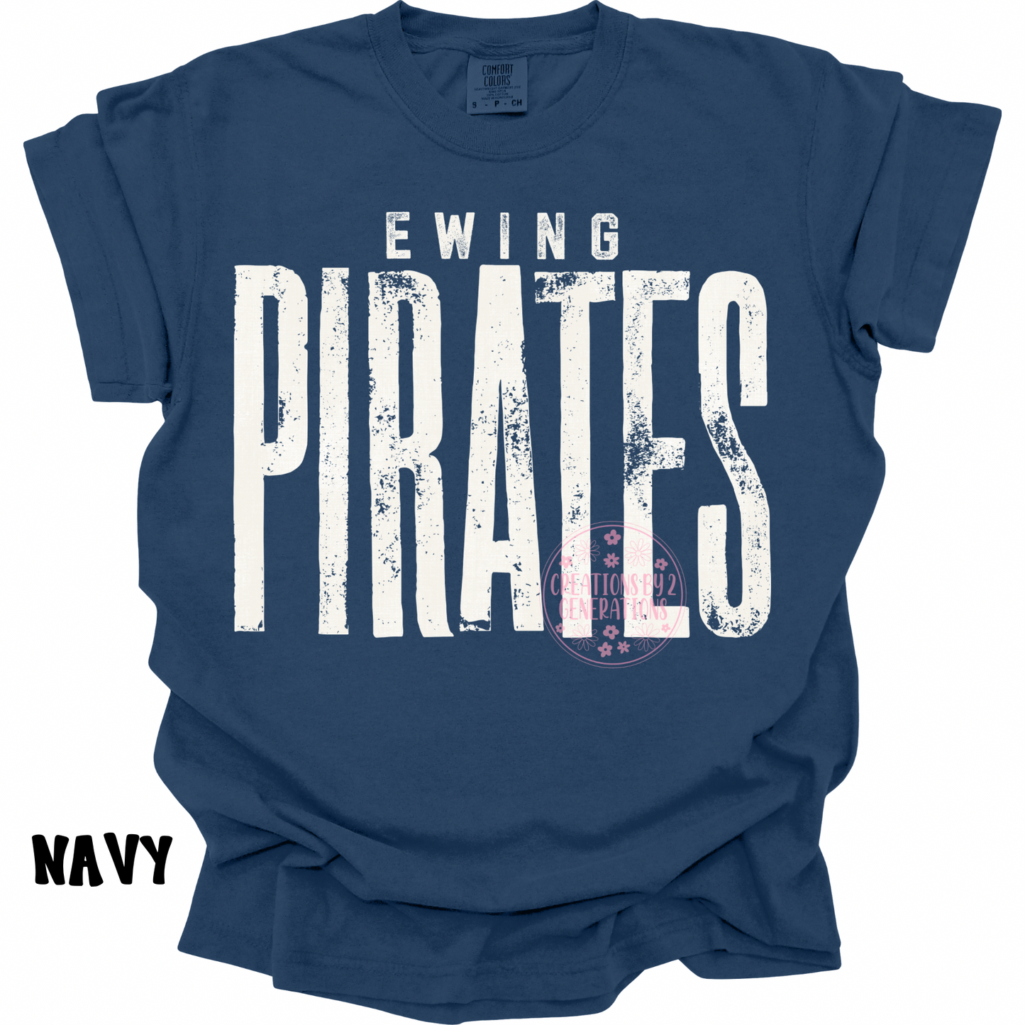 DISTRESSED EWING PIRATES OFF WHITE PREORDER