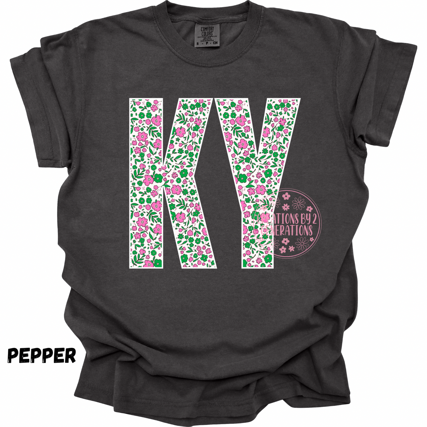 KY PINK GREEN FLORAL