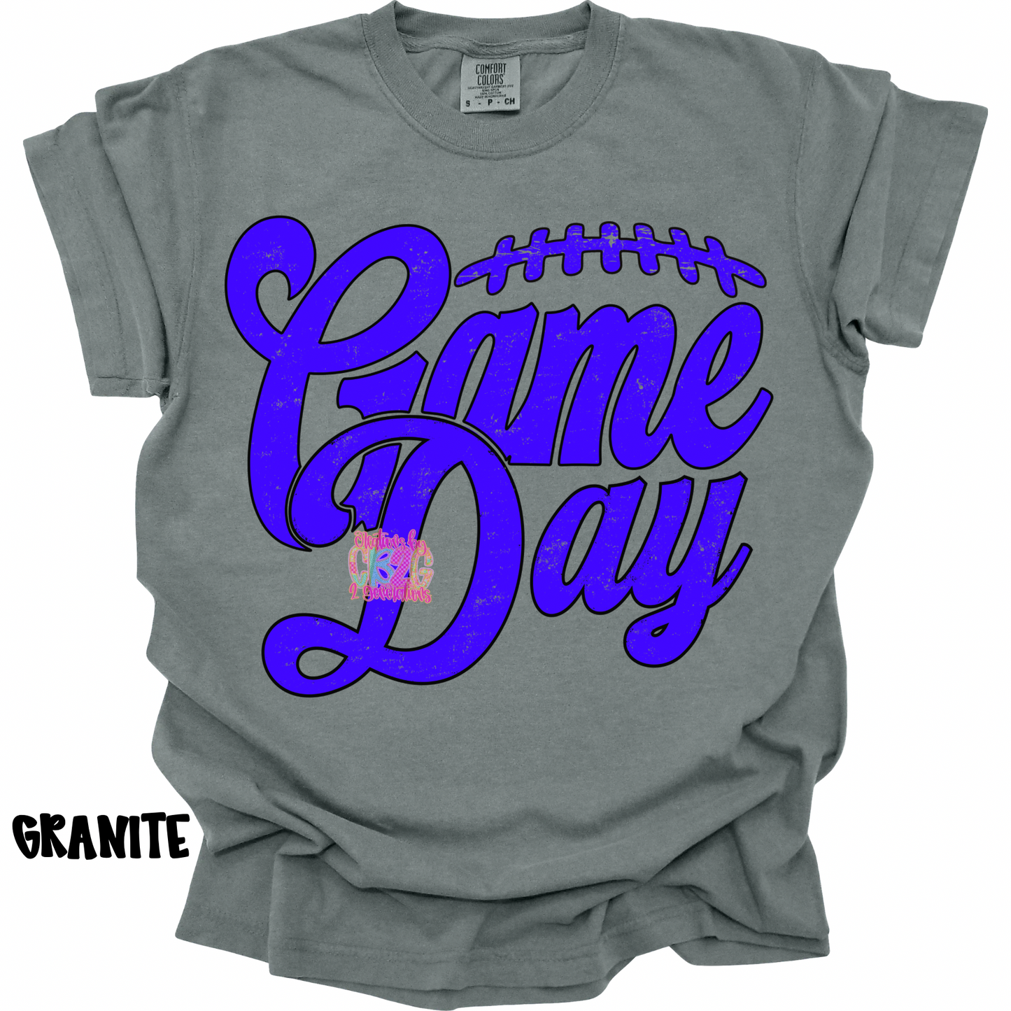GAME DAY BLUE FOOTBALL STITCHES PREORDER (YOUTH)
