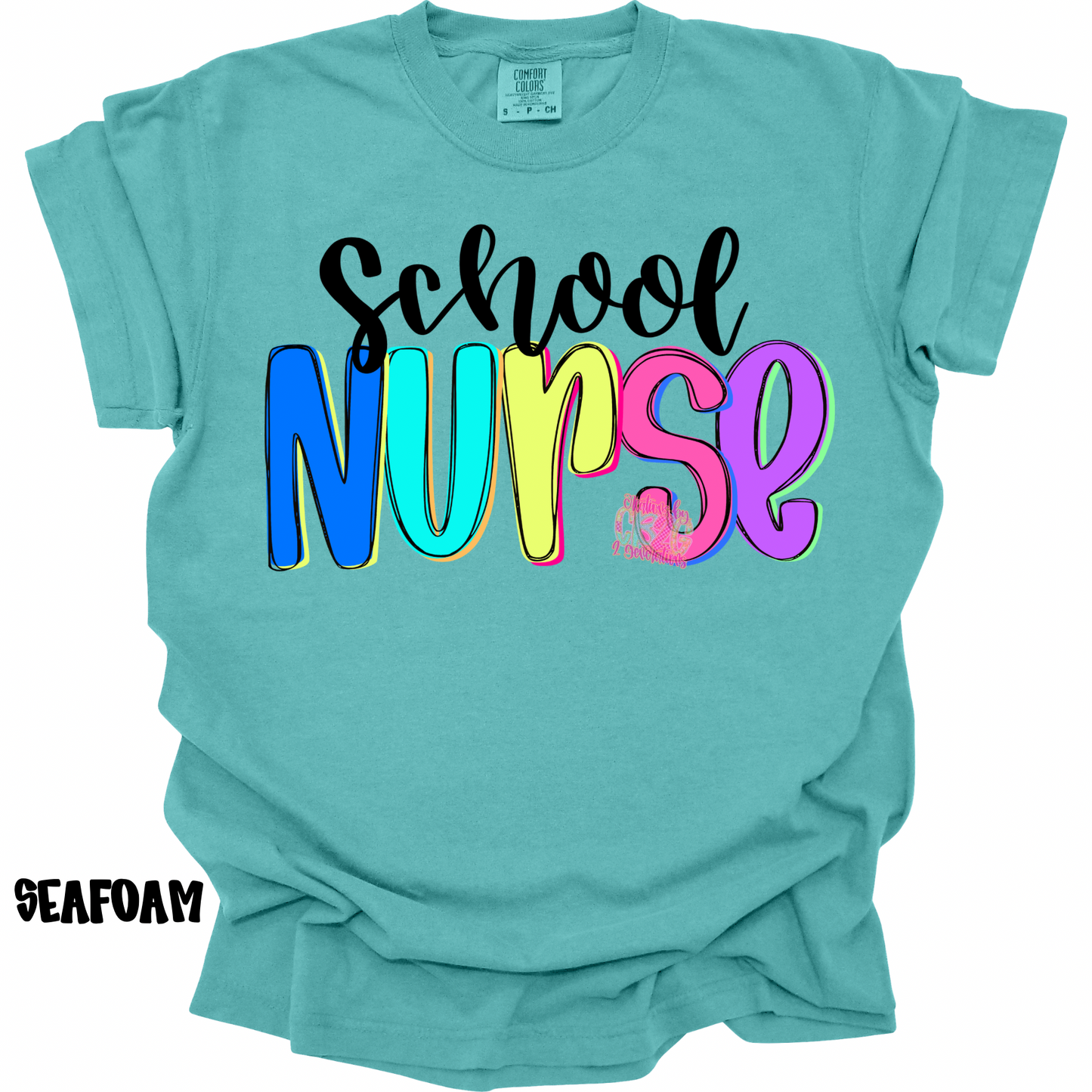 SCHOOL NURSE NEON COLORFUL PREORDER
