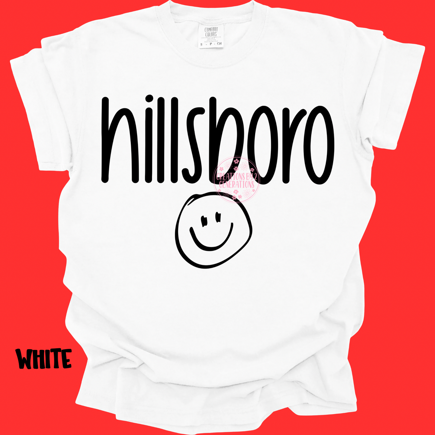 HILLSBORO WITH SMILEY FACE BLACK PREORDER