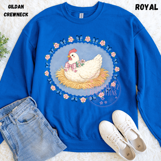 WHITE HEN ON NEST PREORDER