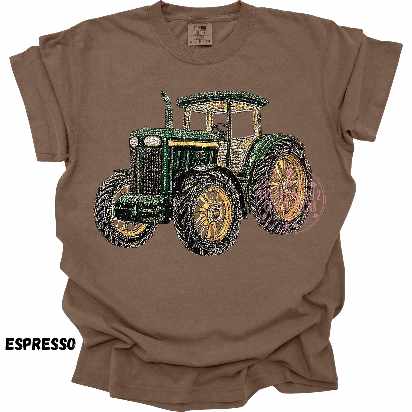 TRACTOR FAUX RHINESTONES