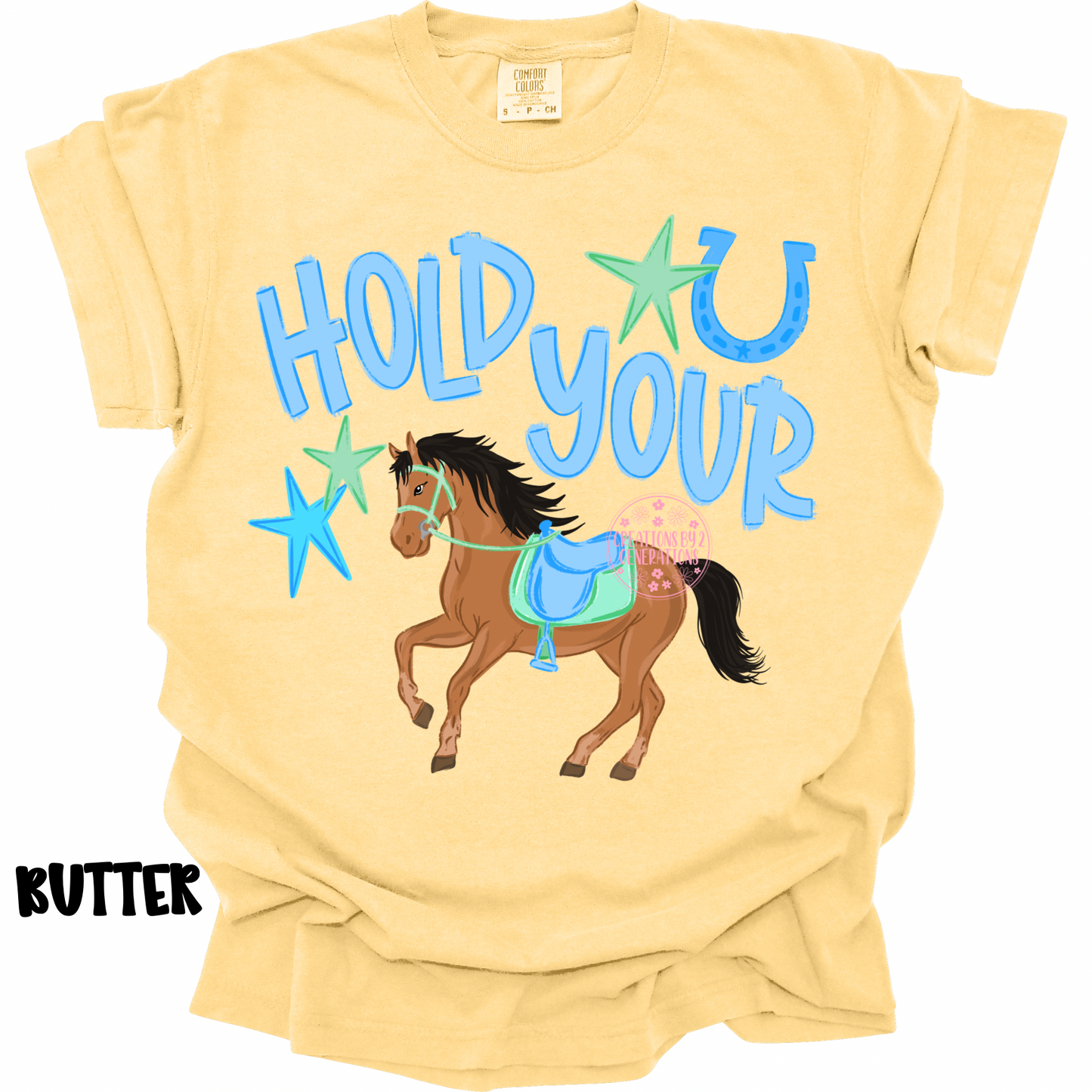 HOLD YOUR HORSES BLUE/GREEN PREORDER
