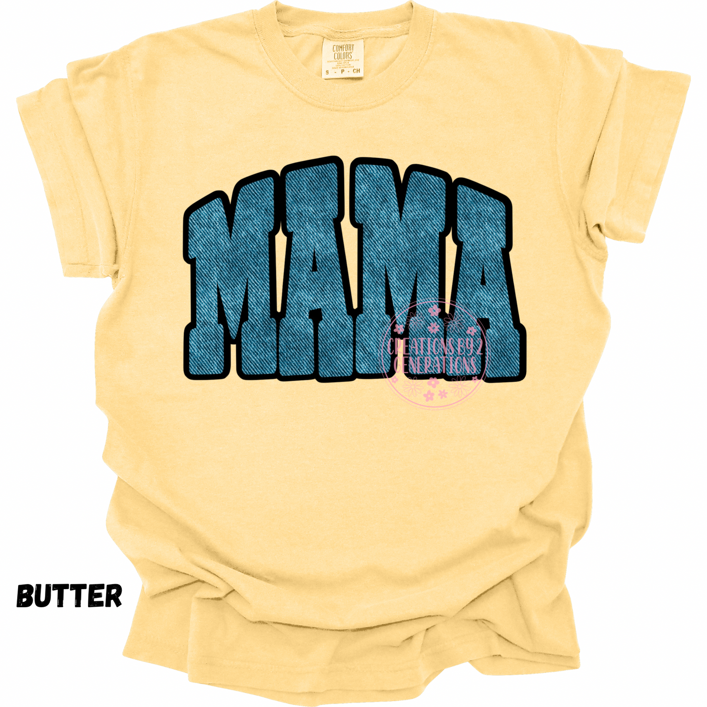 MAMA FAUX JEAN PREORDER