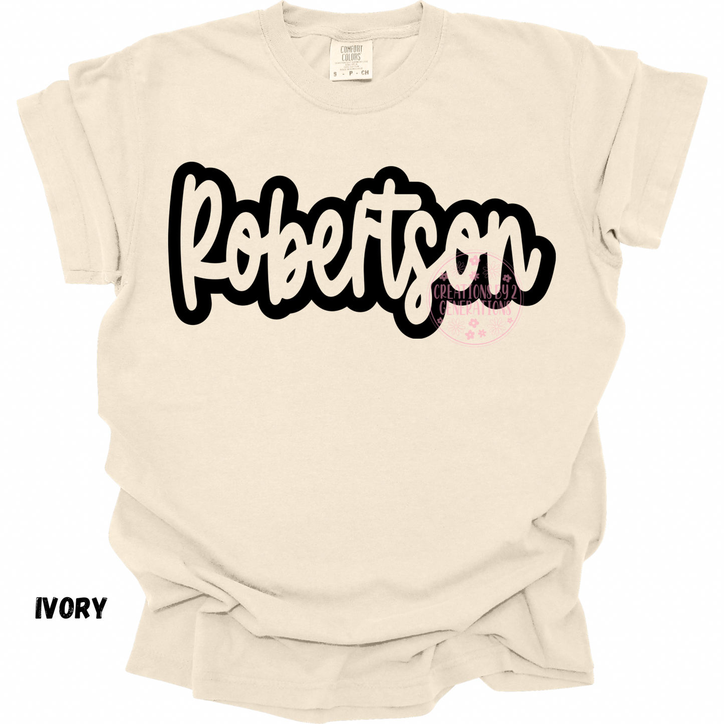 ROBERTSON BLACK CURSIVE PREORDER