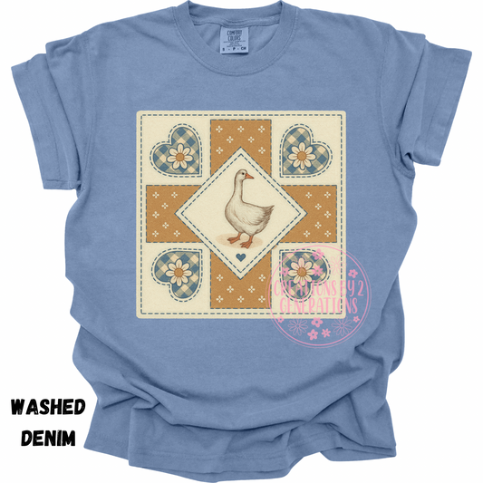 GOOSE QUILT SQUARE