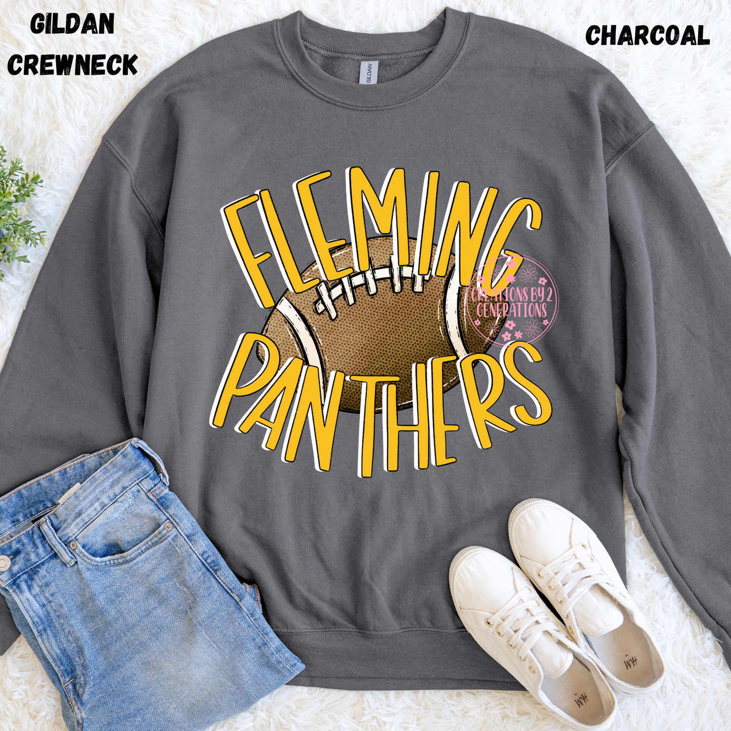 FLEMING PANTHERS FOOTBALL SWEATSHIRT PREORDER