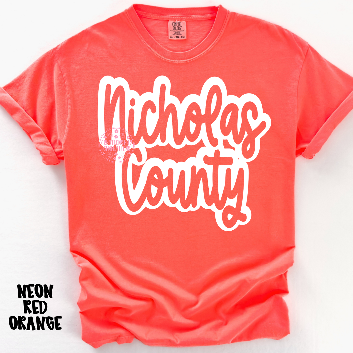 NICHOLAS COUNTY WHITE OUTLINE PREORDER