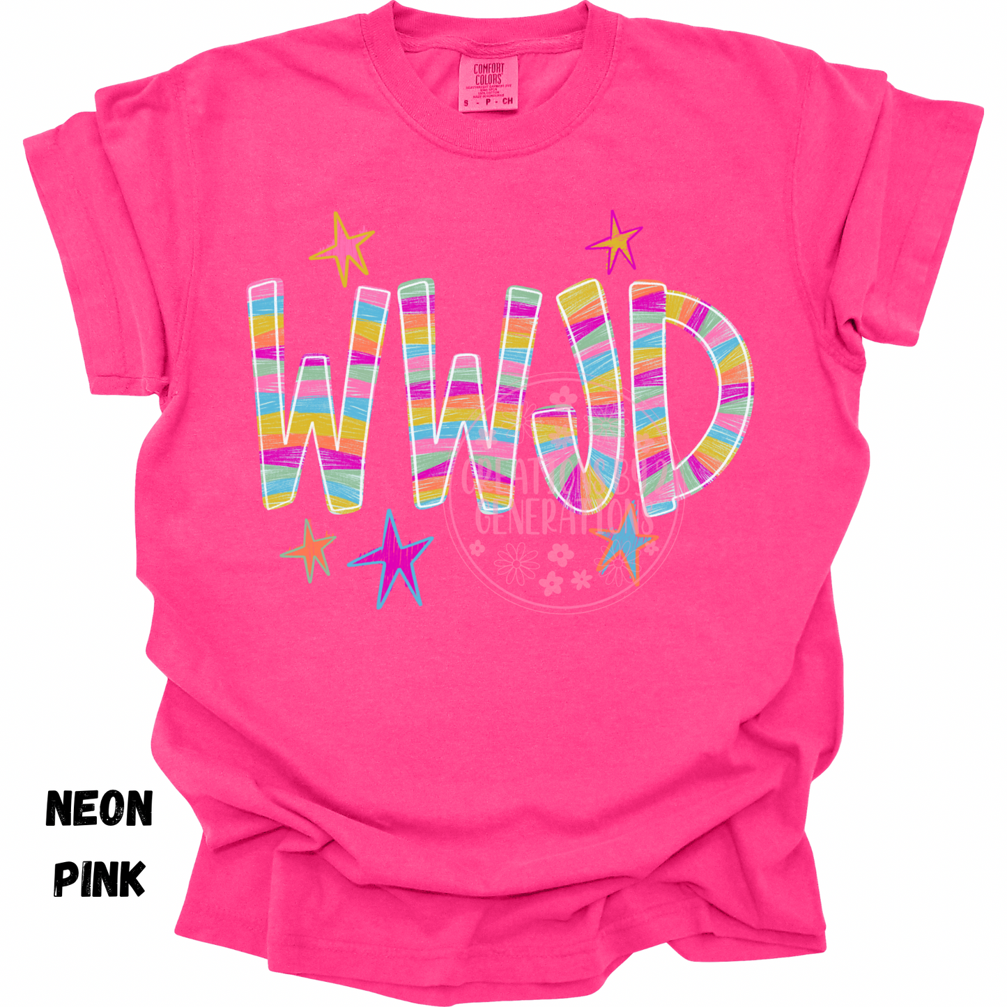 WWJD COLORFUL STRIPES PREORDER