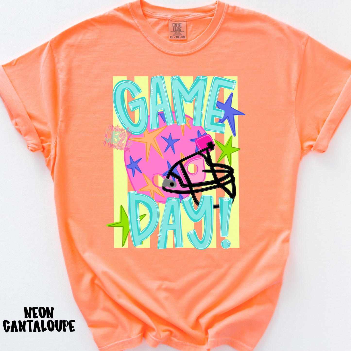 GAME DAY PINK HELMET WITH STRIPES COLORFUL PREORDER
